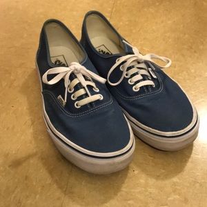 Blue Vans Authentic Shoes